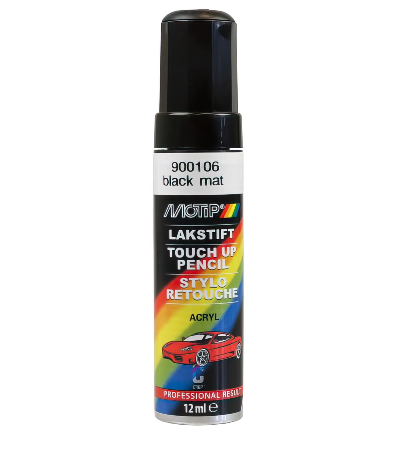MOTIP900106 Stick da ritocco Motip nero opaco 12ml
