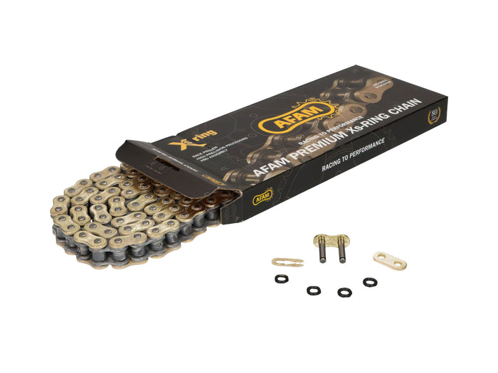 AFAM428XMR-G-126 Catena AFAM XS-Ring rinforzato oro 428 XMR-G 126 maglie