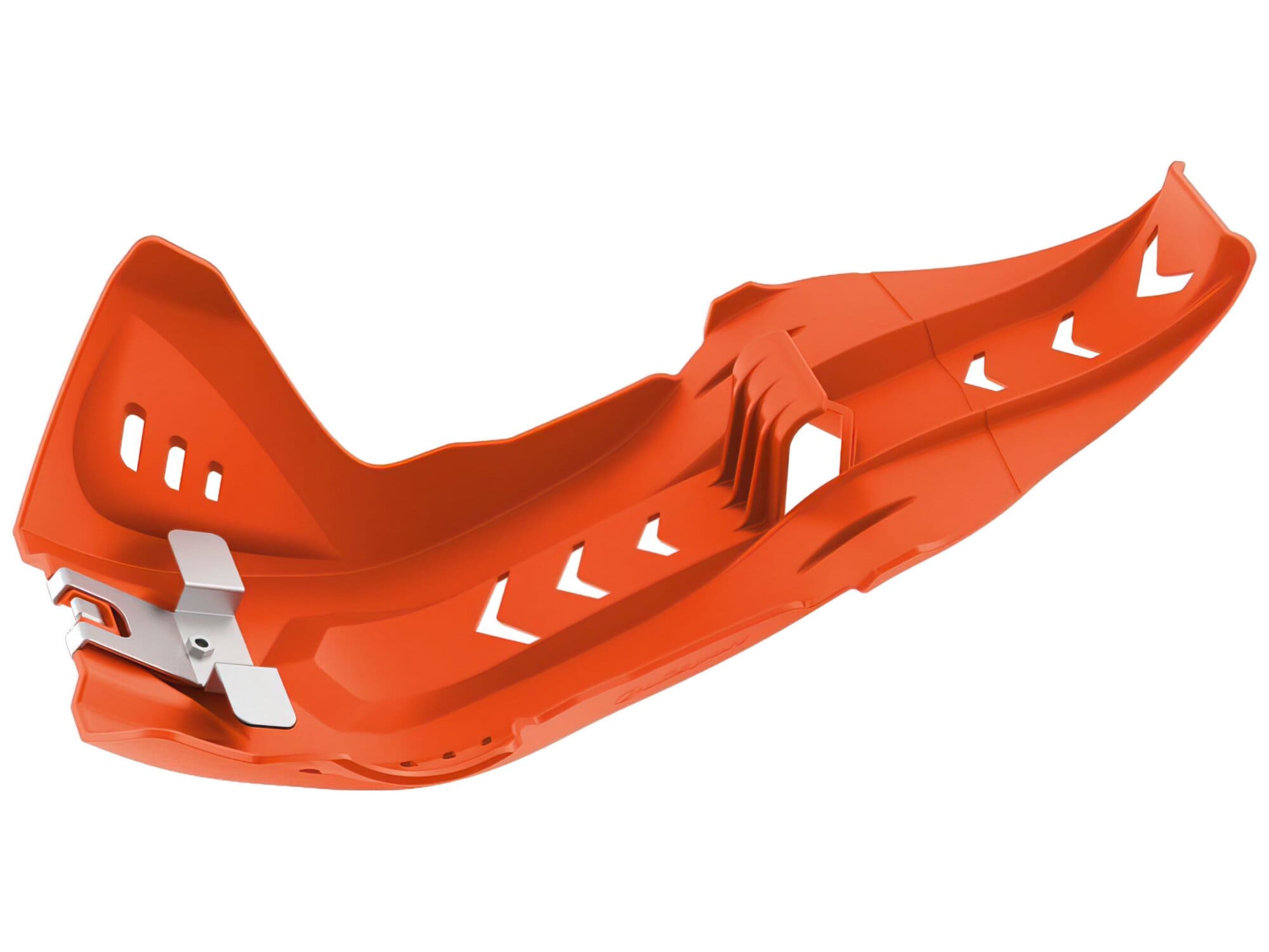 POL-8419800001 Protezione Motore / Skid Plate Polisport Fortress PHD con protections de biellettes arancione KTM / Husqvarna 250 / 350