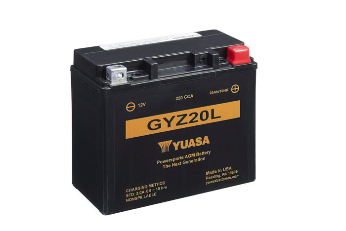 YUA36271 Batteria Yuasa GYZ20L WET MF Gel senza manutenzione - pronto per l'installazione
