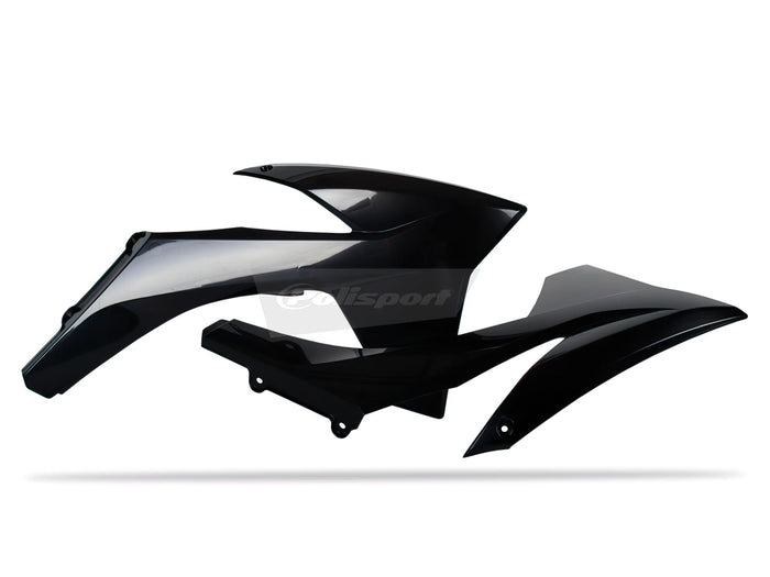 POL-8151600003 Carene laterale anteriore Polisport nero KTM EXC / EXC-F SX / SX-F, COD: POL-8151600003