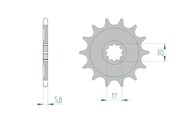1076240001 Pignone Afam Z13 KXF / RM-Z 250, COD: '1076240001