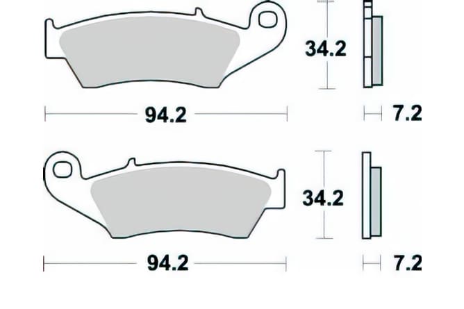BRA-772CM46 Pastiglie freno Braking 772CM 46