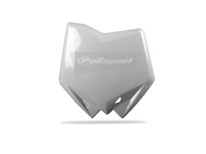 POL-PS713W01 Targhetta Numero di Gara Polisport Husqvarna 05-11 bianco
