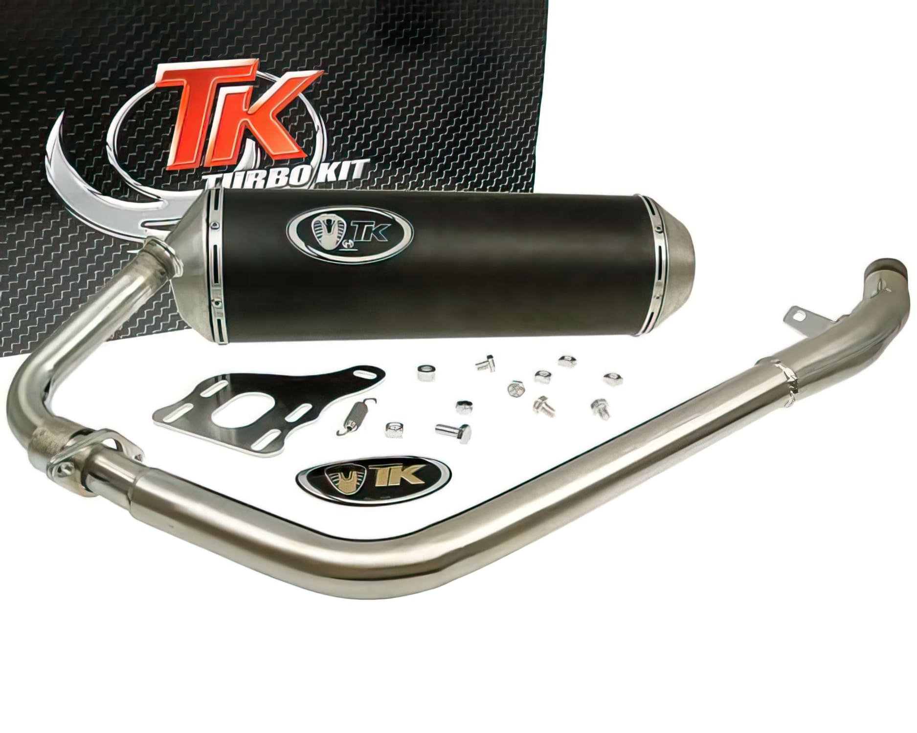 TK-V4T35-N Marmitta Turbo Kit X-Road Kymco Quannon 125, COD: TK-V4T35-N