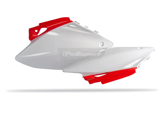 POL-PS217WR13 Carene laterali CRF 450 05-08 bianco / rosso, COD: POL-PS217WR13