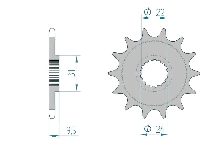 1075953001 Pignone Afam Z13 RM-Z / RMX 450, COD: '1075953001