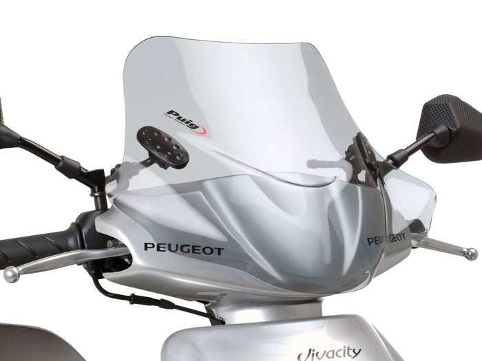 PUI4677H Parabrezza Puig City Sport sfumato Peugeot Vivacity 50 / 100 / 125 2000-08