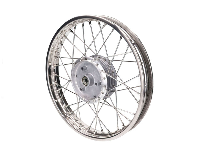 MOF-40890 Ruota a raggi 1,60 x 16 pollici acciaio inossidabile Simson KR51/1/ KR51/2 Schwalbe / S50 / S51 / S53 / S70 / S83 / SR4-1 Spatz / SR4-2 Star / SR4-3 Sperber / SR4-4 Habicht / Duo, COD: MOF-40890