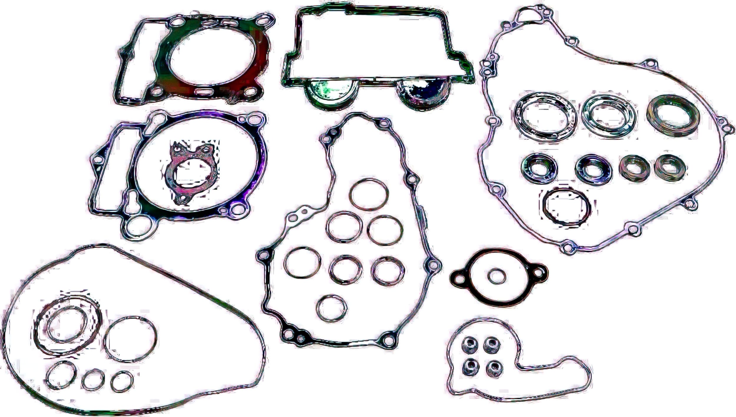 MR09345368 Kit Guarnizioni completo con paraolio Moose Racing FC / SX-F 250, COD: MR09345368