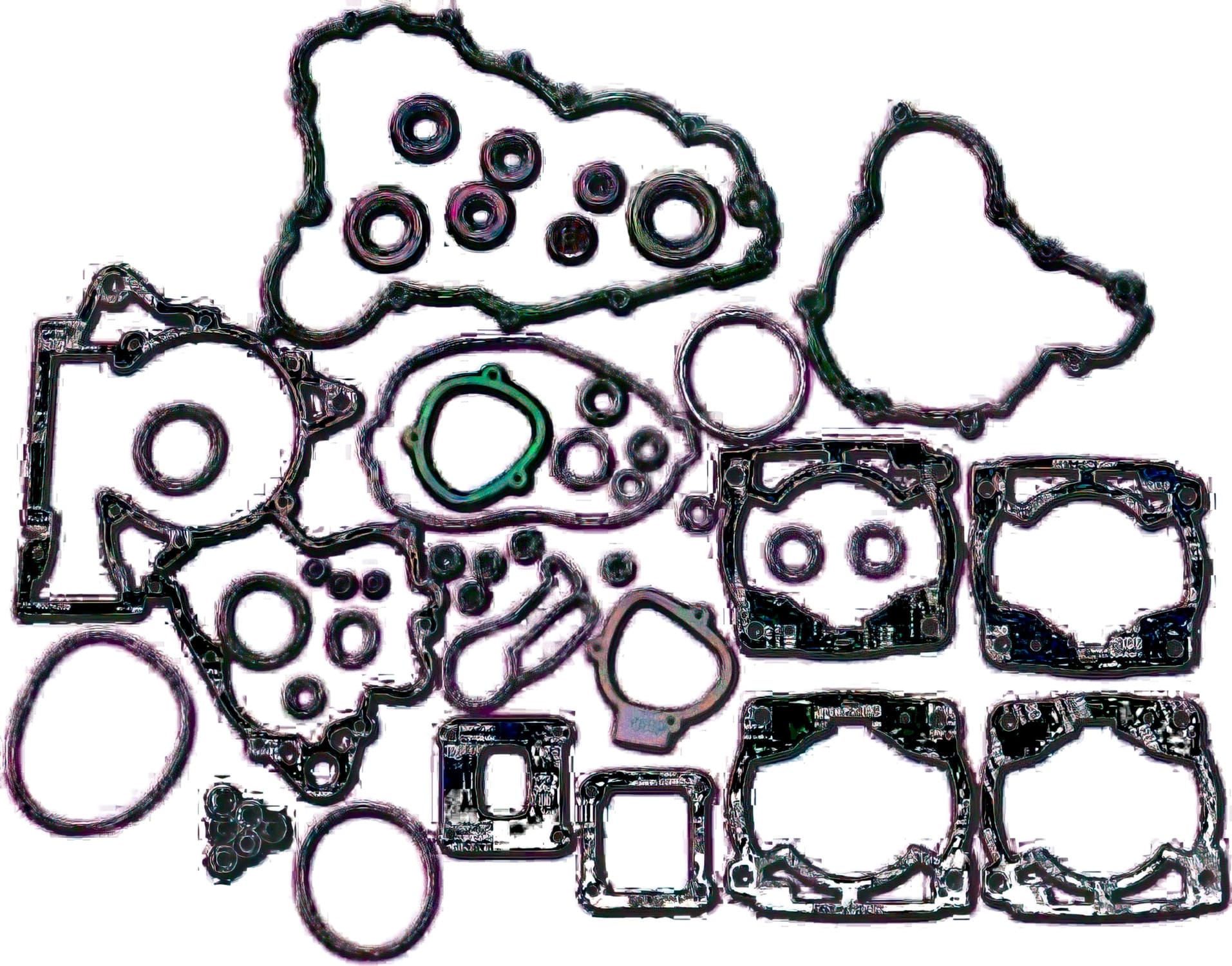 MR09345372 Kit Guarnizioni completo con paraolio Moose Racing TC / TE 250 - 300, COD: MR09345372