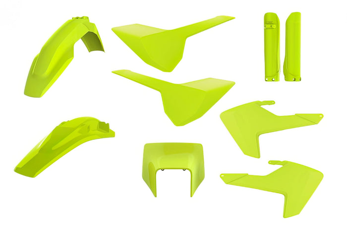 POL-90897 Kit Carena Polisport Enduro giallo fluo Husqvarna FE / TE