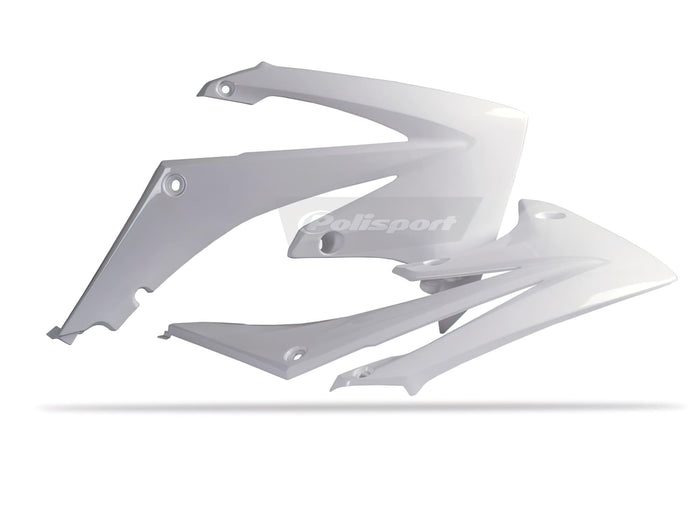 POL-PS215W10 Carene laterale anteriore Polisport CRF 09-12 bianco, COD: POL-PS215W10