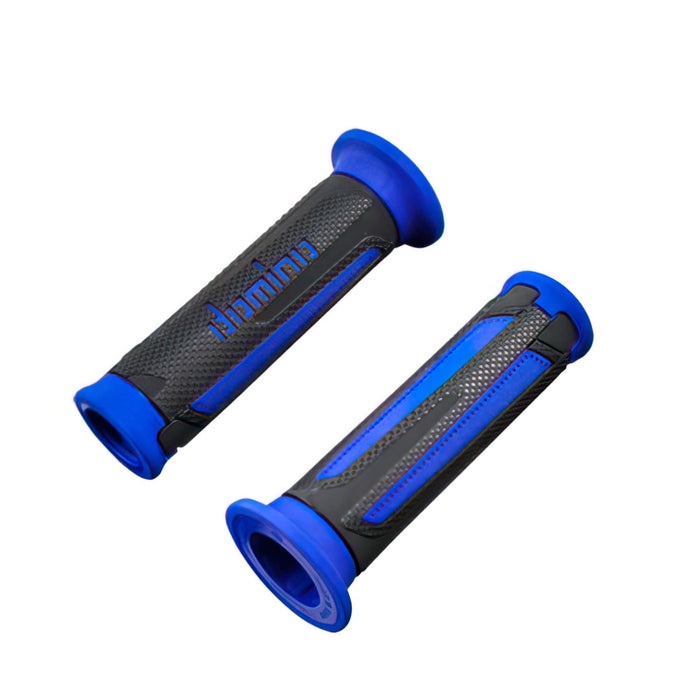 DOMA350/BL Manopole Turismo Domino A350 nero / blu, COD: DOMA350/BL