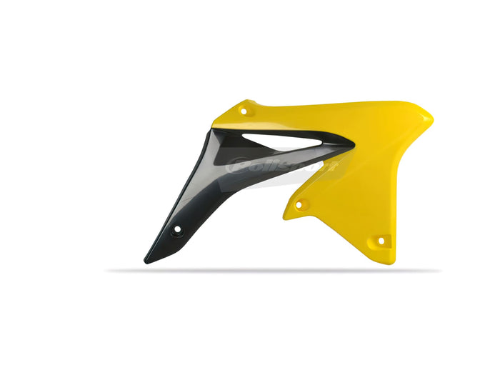 POL-PS415NY08 Carene laterale anteriore Polisport RMZ 250 10-13 nero / giallo, COD: POL-PS415NY08
