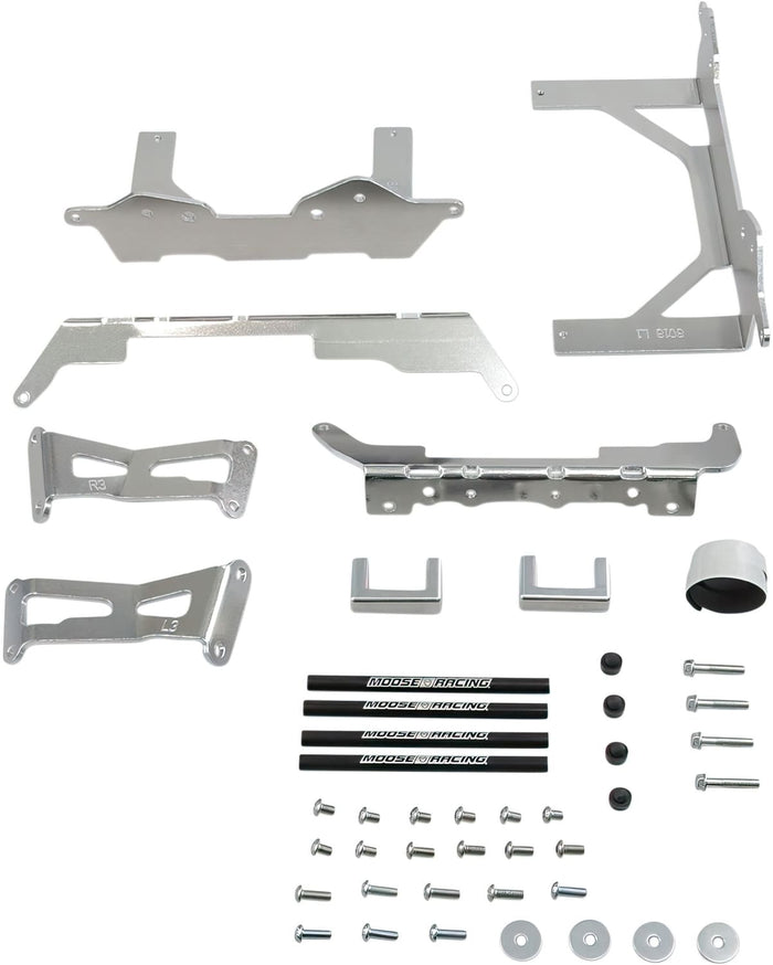 MR19010735 Protezione / Staffa stabilizzatore radiatore alluminio Moose Racing Kawasaki KXF 250, COD: MR19010735