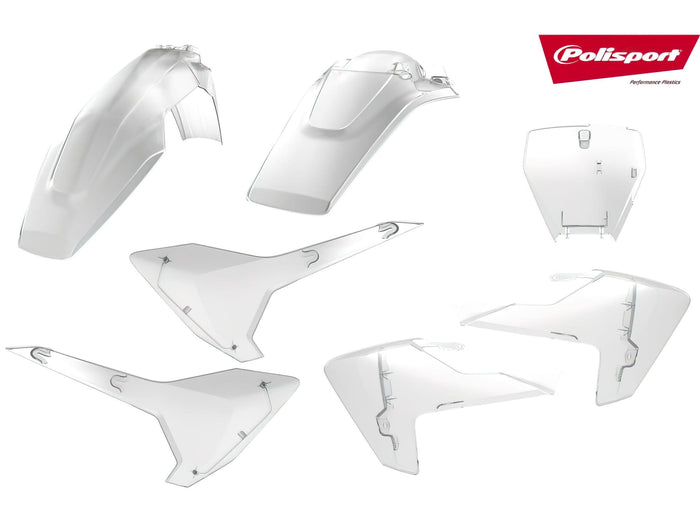 POL-90793 Kit Carena Polisport trasparente Husqvarna TC / FC