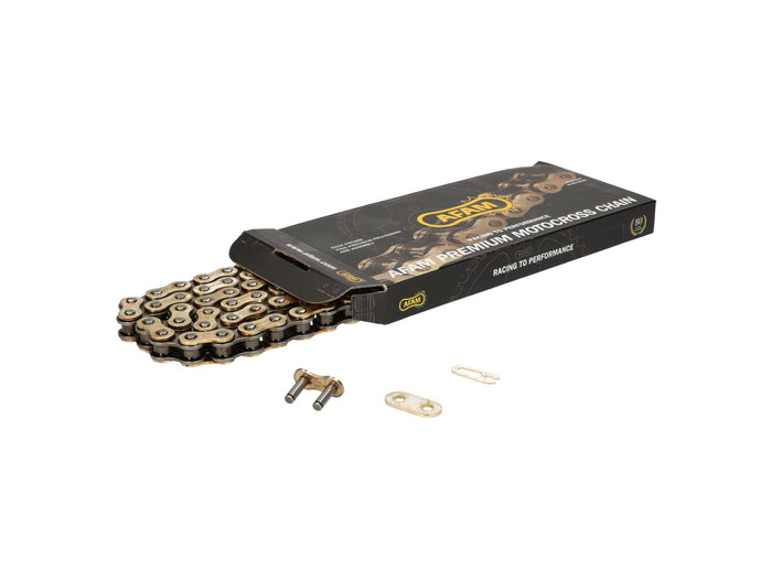 AFAM520MR1-G-78 Catena AFAM rinforzato oro 520 MR2 78 maglie