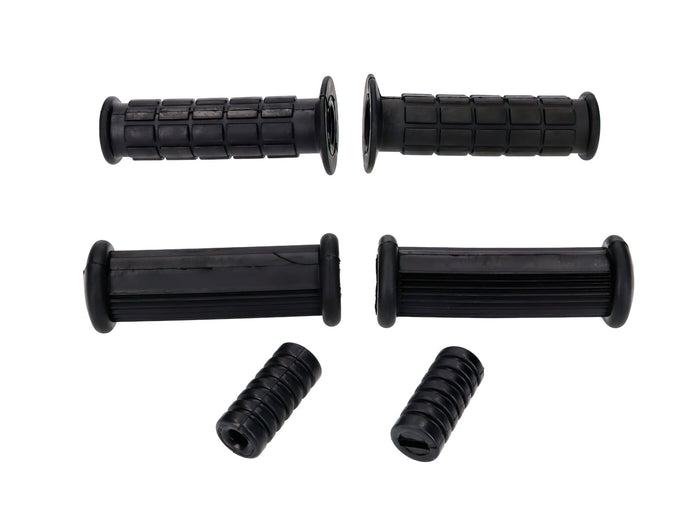 MOF-41901 Kit gomme telaio / cambio / avviamento a pedale / manubrio 6 pezzi Simson S50 / S51 / S53 / S70 / S83