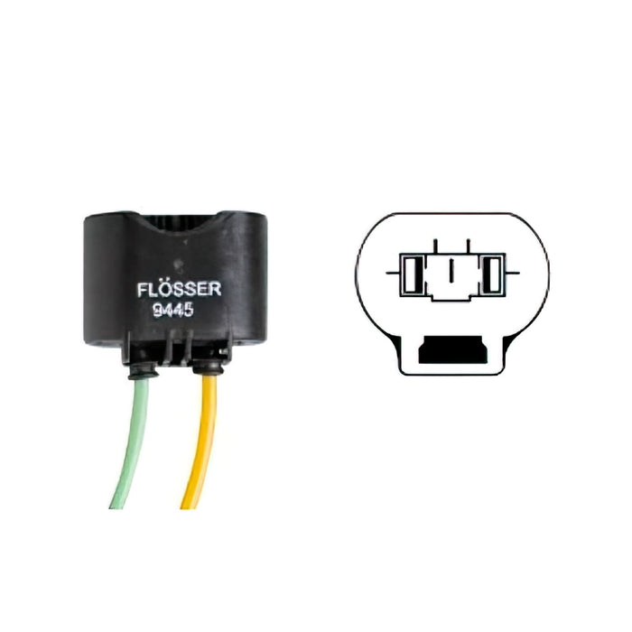 CGN509361 Portalampada Flösser 12V HB3 / H10 / H12 - con cavo, COD: CGN509361