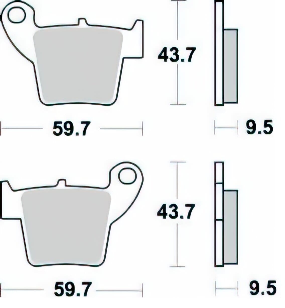 BRA-886CM46 Pastiglie freno Braking 886CM 46 CR / CRF