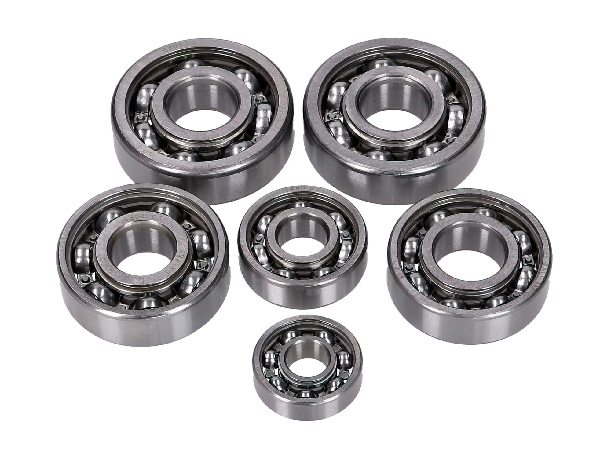MOF-41603 Set cuscinetti SNH x6 motore / cambio Simson S50 / KR50 / KR51/1/SR4 / Schwalbe / Star / Sperber / Spatz / Habicht, COD: MOF-41603