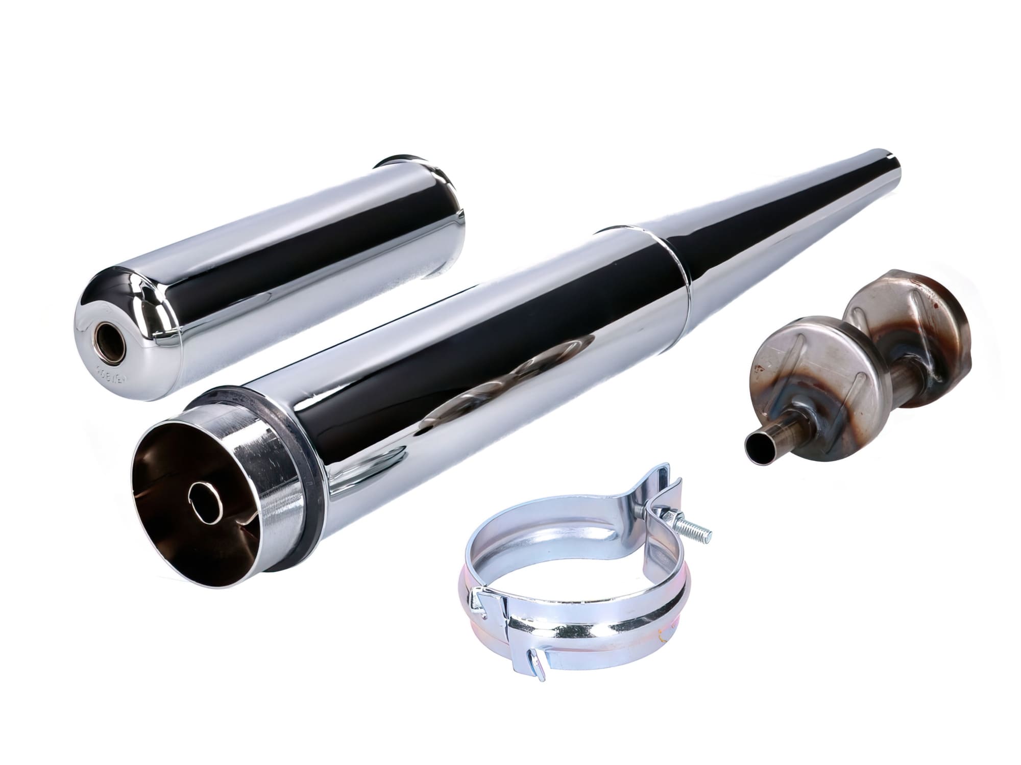 MOF-41268 Scarico cromato 28mm Simson S50 / S51 / S53 / S70 / S83 / KR51/2, COD: MOF-41268