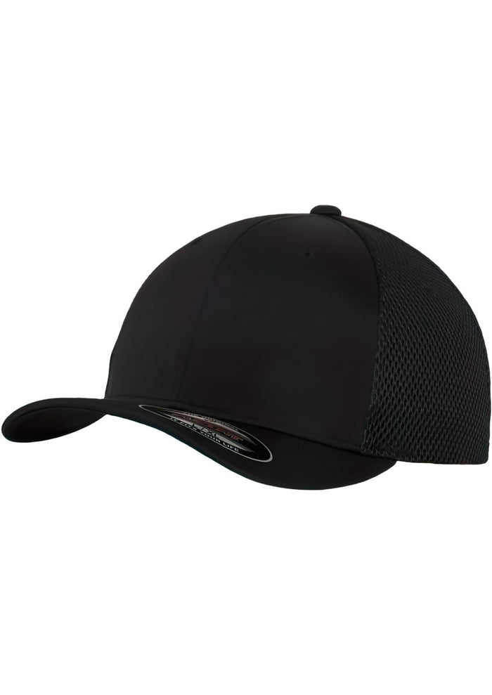 FF-6533-00007-0053 Cappellino trucker Tactel Mesh Flexfit nero S/M