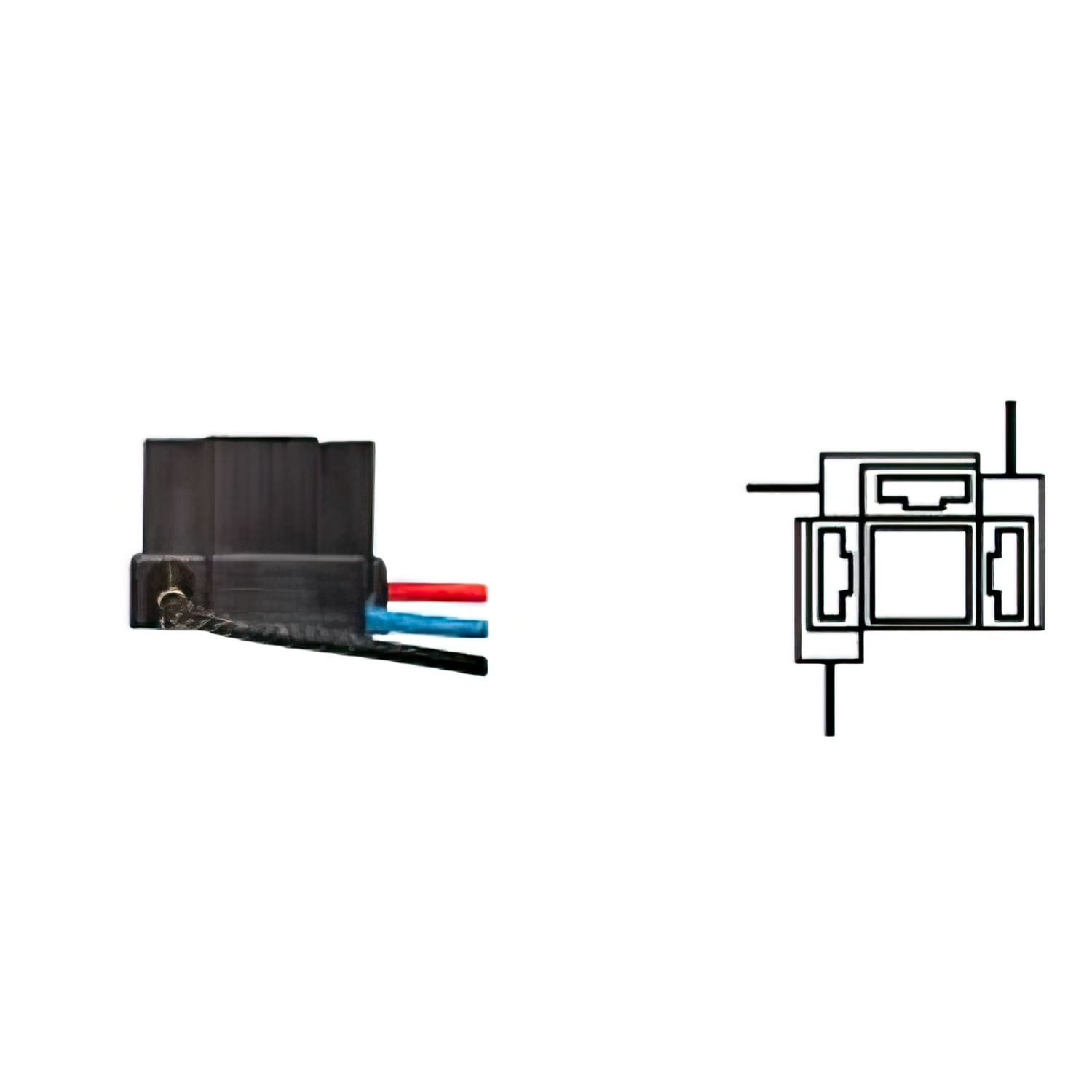 CGN509357 Portalampada Flösser 12V H4 - con cavo, COD: CGN509357