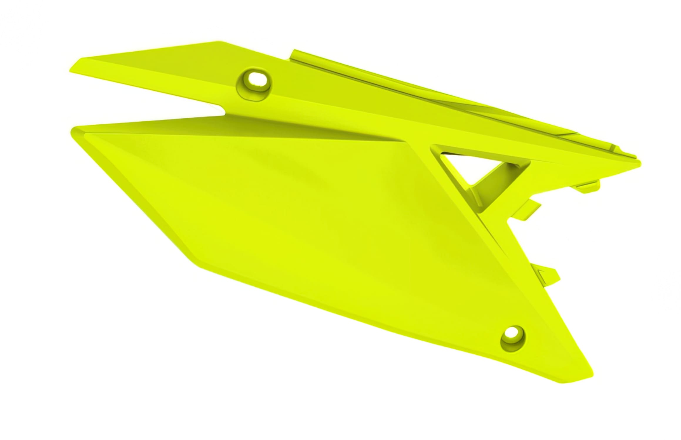 POL-8466800001 Carene laterali Polisport giallo fluo Suzuki RM-Z 450, COD: POL-8466800001