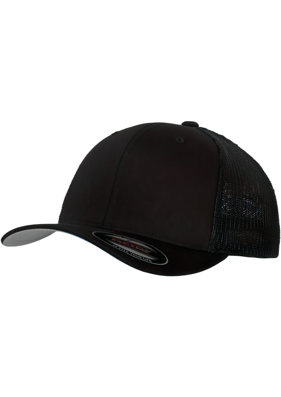 FF-6511-00007-0053 Black Mesh Flexfit trucker cap S/M