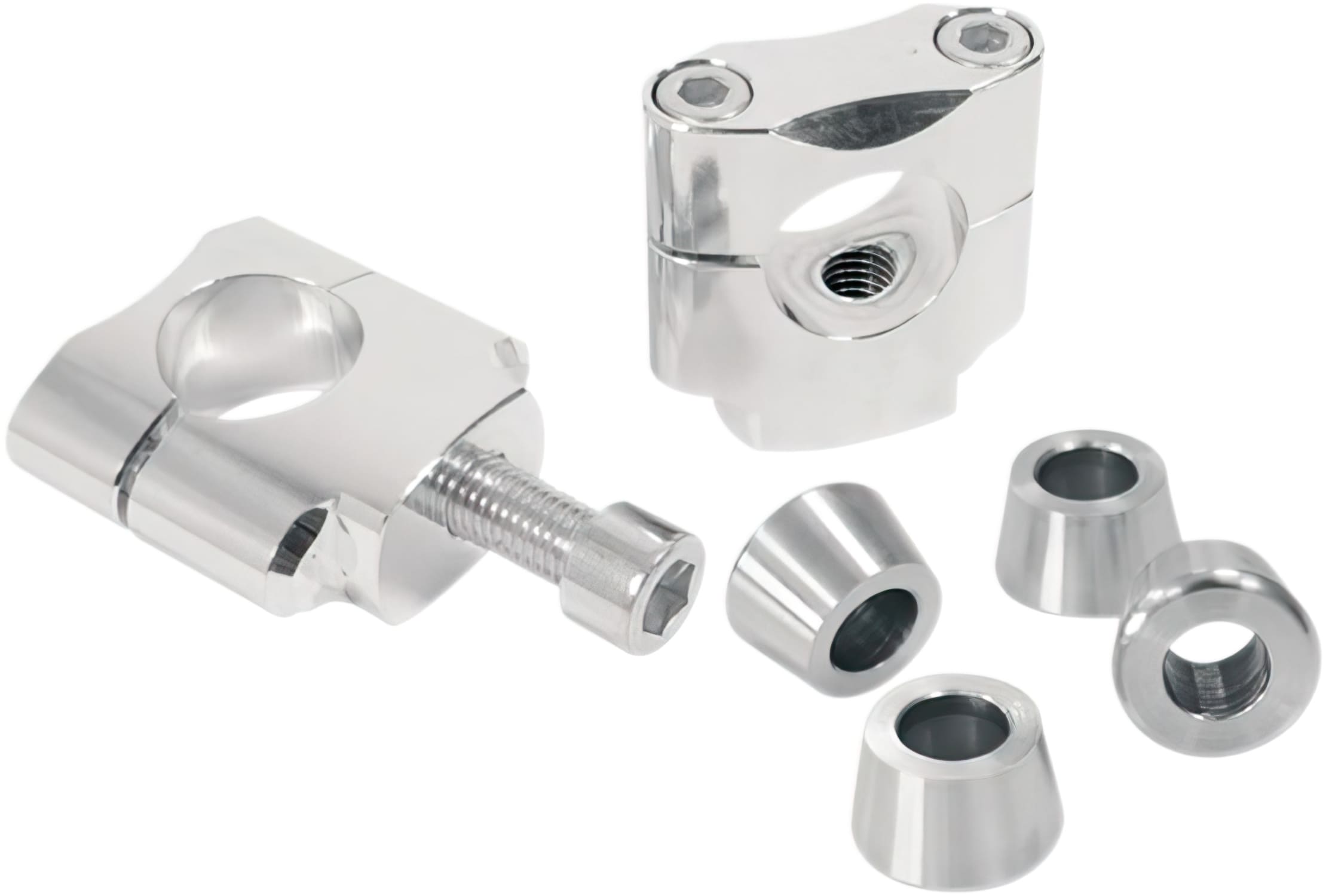 SC-06030316 Fascette manubrio Scar 28,6mm (fissaggio ponte forcella) CRF / YZF, COD: SC-06030316