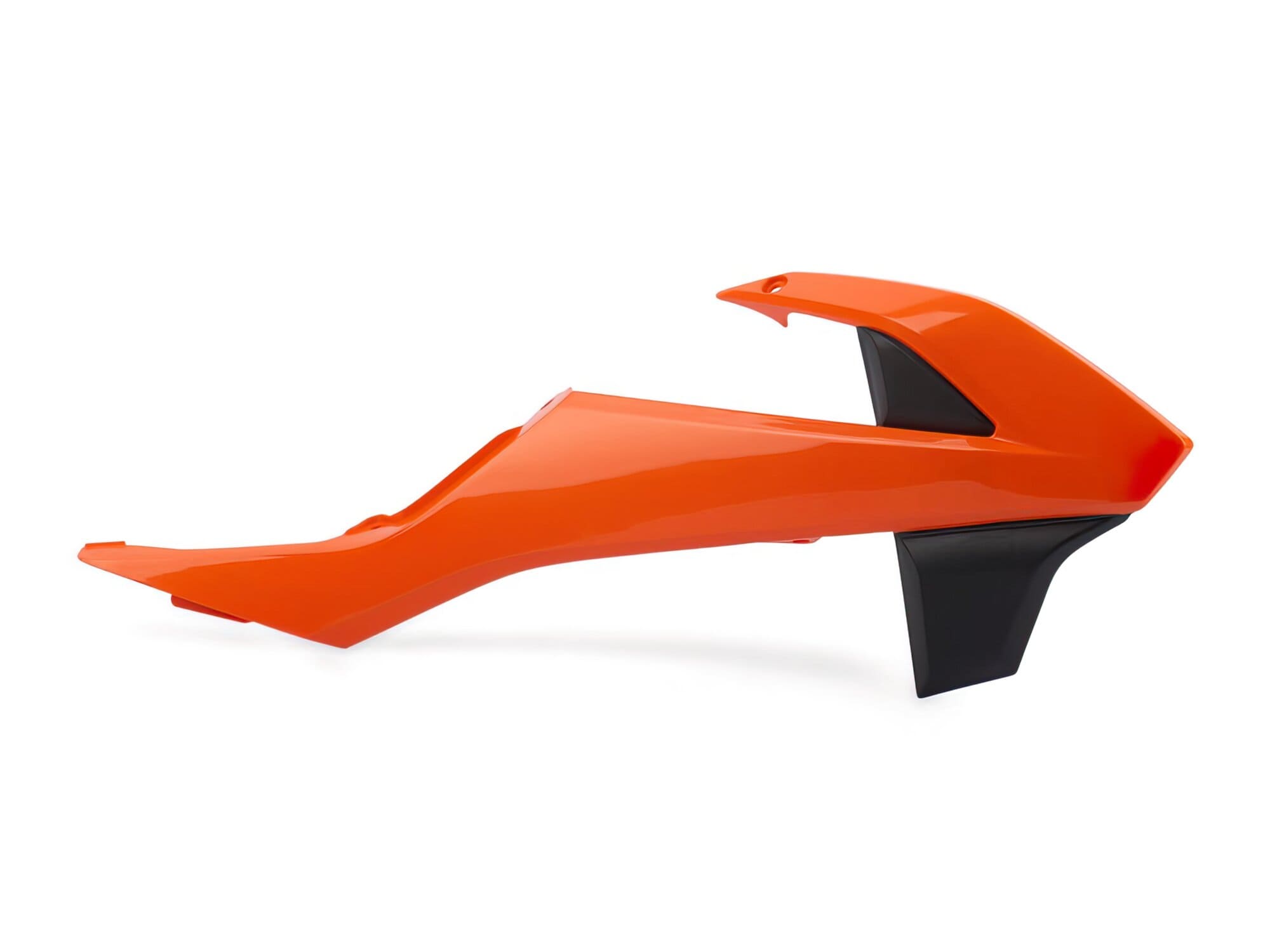 POL-8553200002 Carene laterale anteriore Polisport colore originale 16 arancione / nero KTM EXC / EXC-F SX 65, COD: POL-8553200002