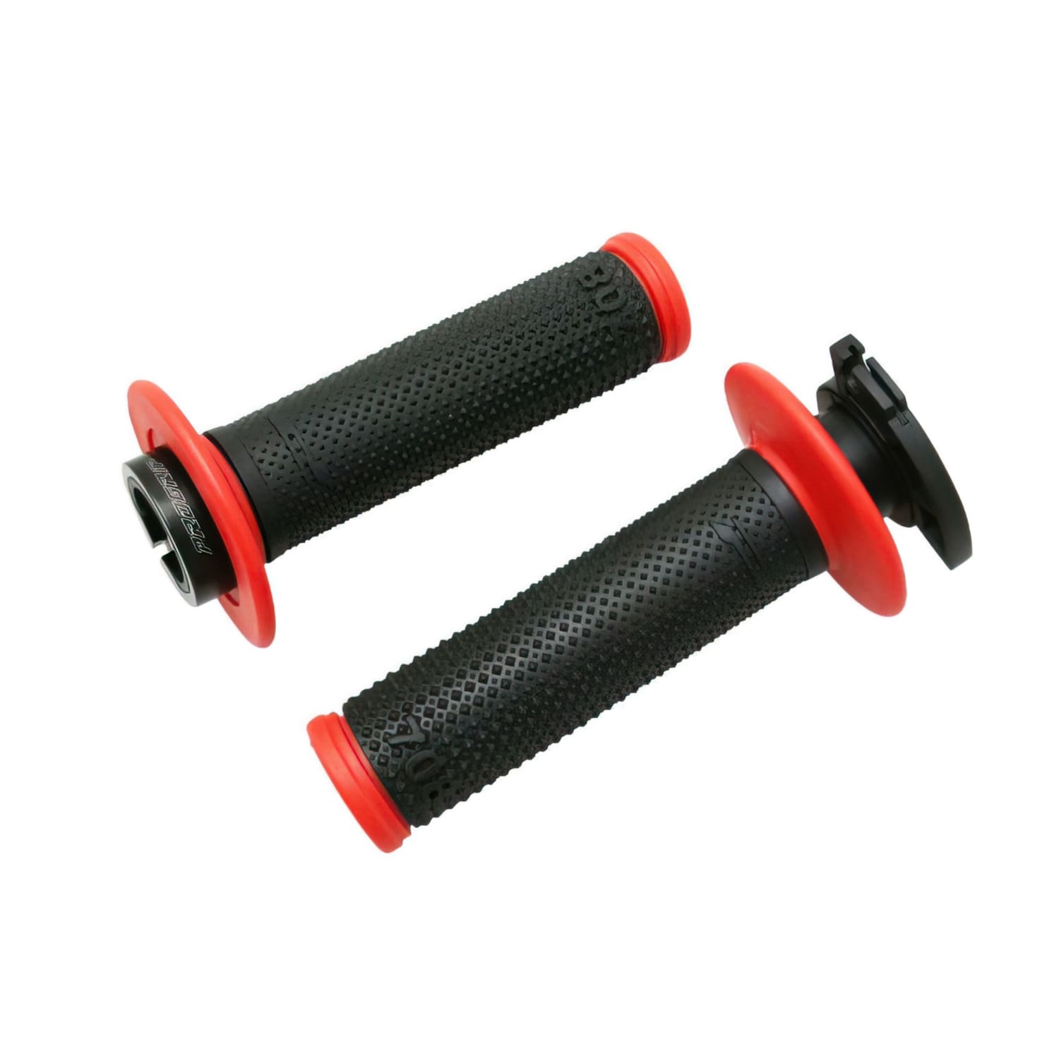 PG708-LO-151656 Manopole ProGrip 708 lock-on con 5 controlli gas rosso/nero