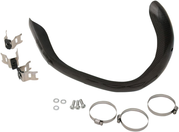 MR18611240 Protezione Scarico carbone Moose Racing 350 FC / FE 350, COD: MR18611240