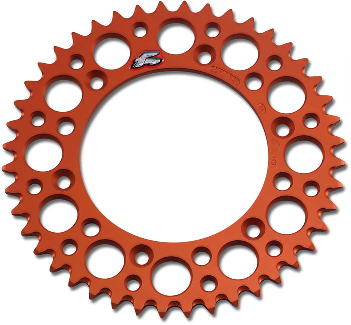 REN-12112470 Corona Renthal 520 Z.44 Ultra Light autopulente arancione KTM / Husqvarna / GasGas, COD: REN-12112470
