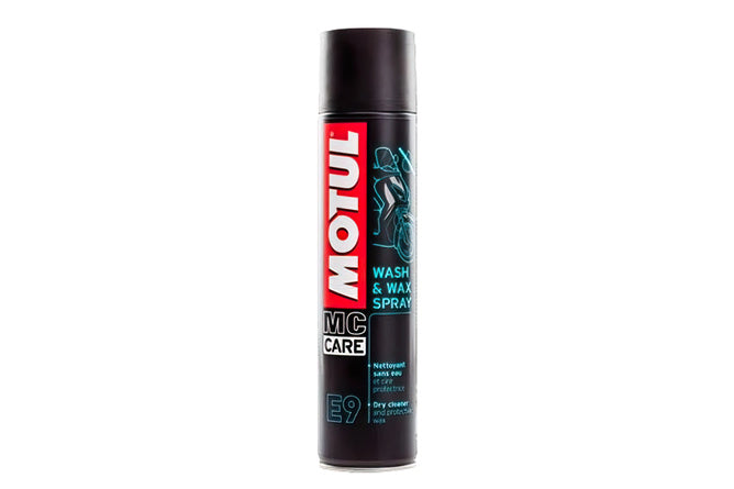 OMOT103174 Detergente a secco Moto/Scooter Motul E9 Wash & Wax Spray 400 ml - Billaricambi SRLS
