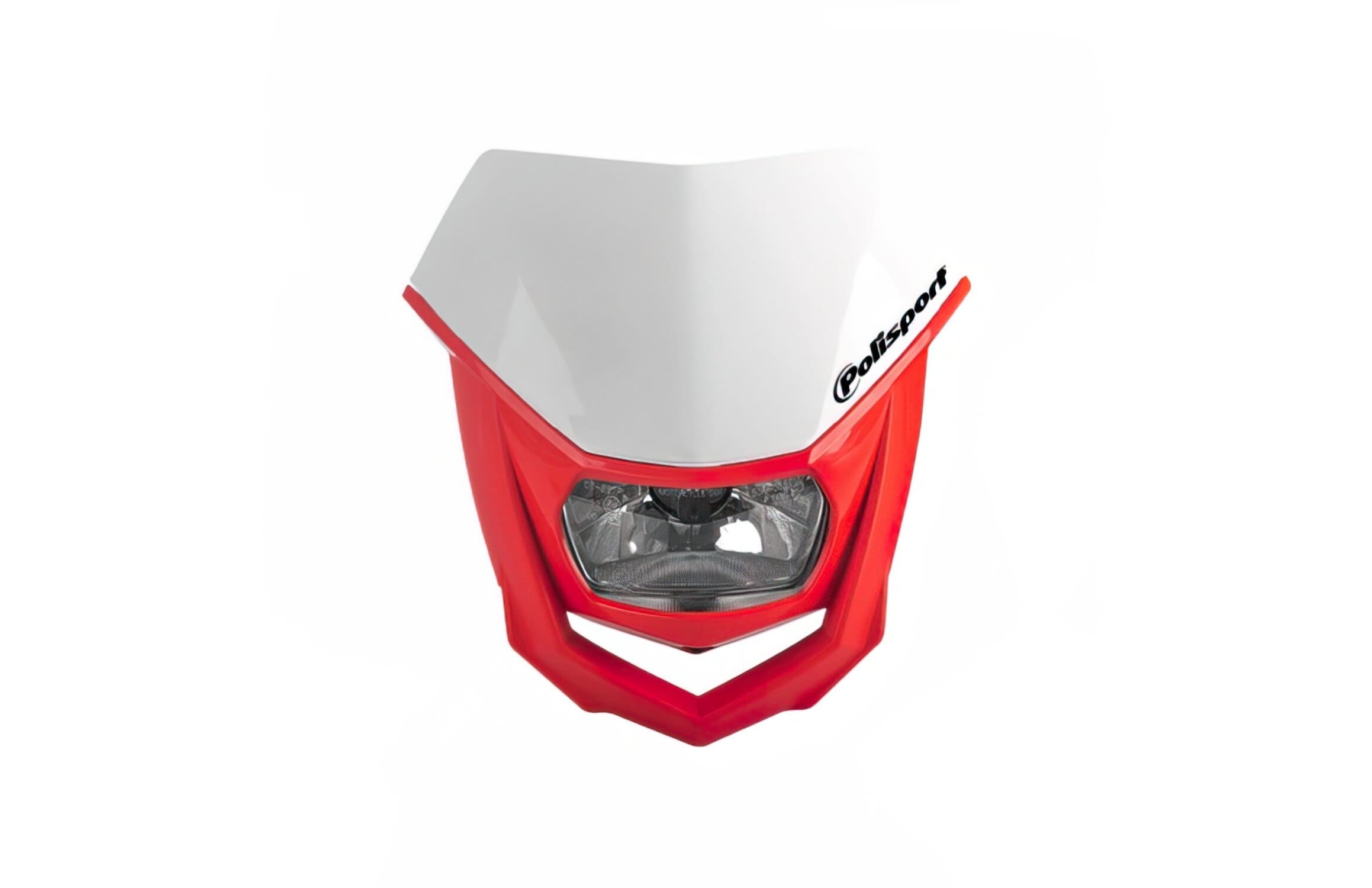 POL-8670700001 Faro Polisport Halo rosso / bianco