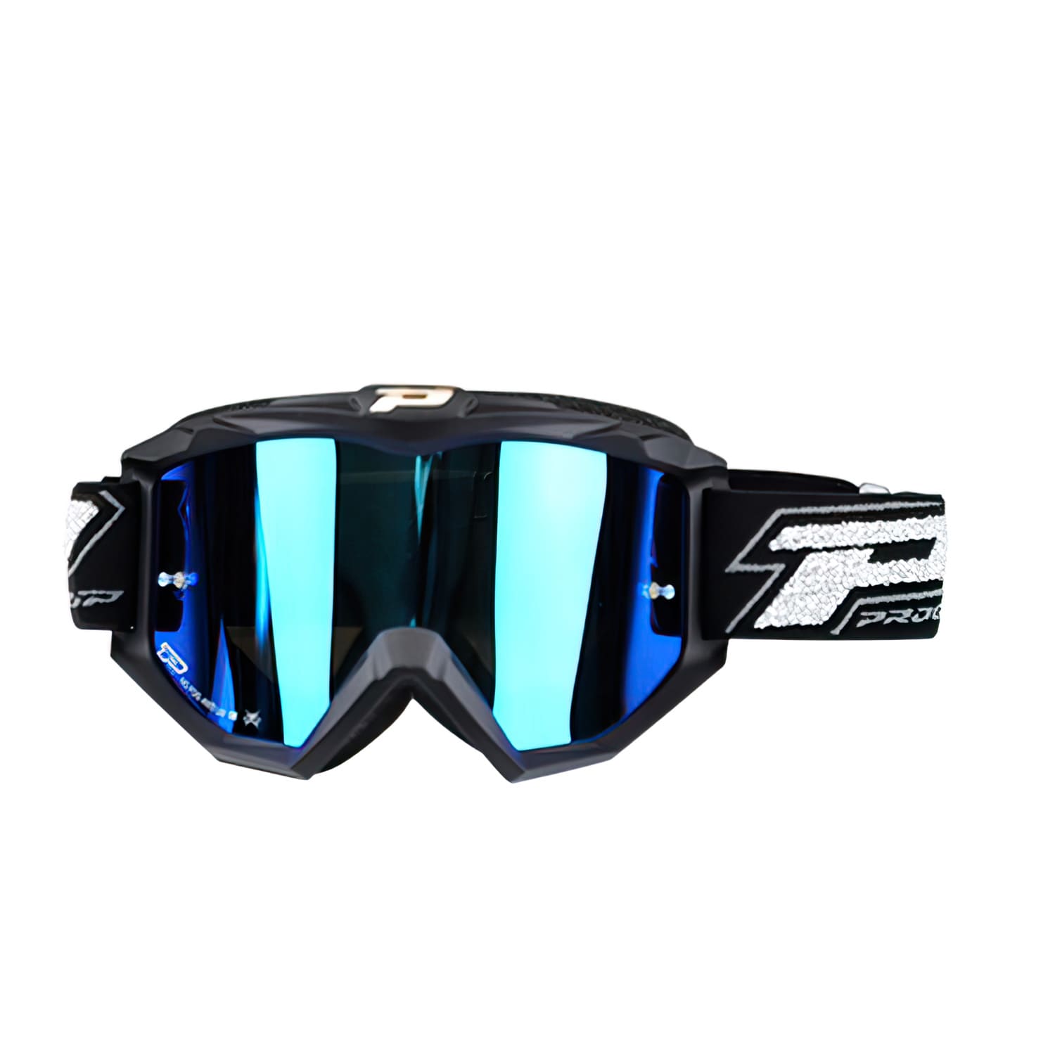 PG3204-501229 ProGrip 3204 Cross Mask Mirrored Glass Black Matt / Blue