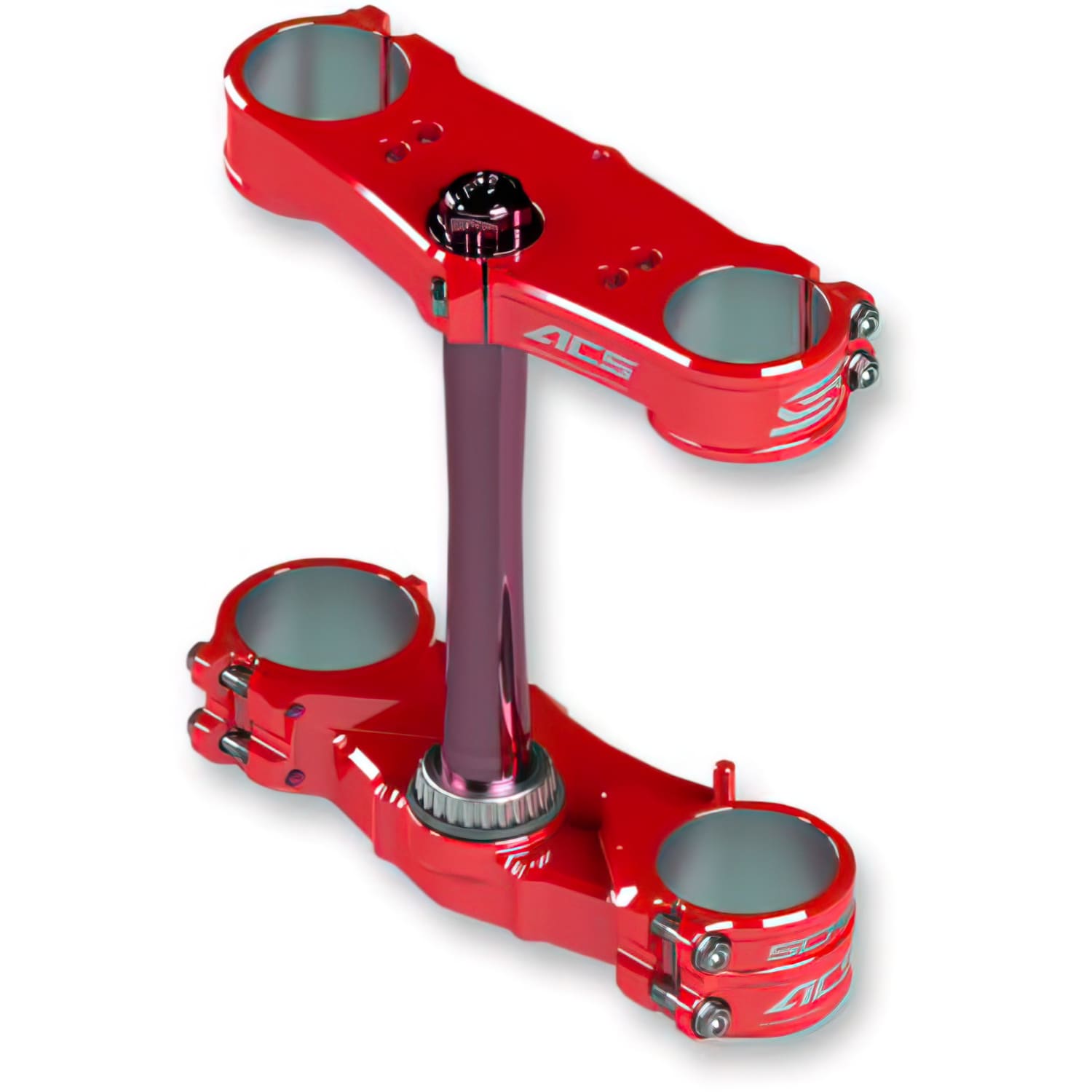 SC-06030753 Ponte forcella completo Scar CR 125 / 250 rosso