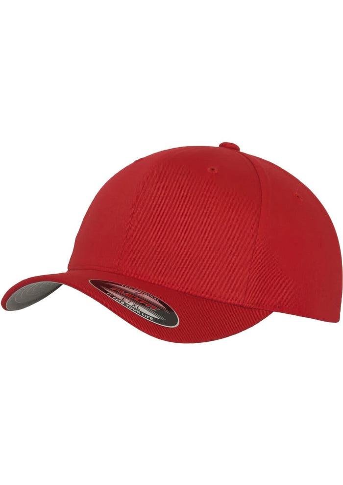 FF-6277-00199-0063 Cappellino Wooly Combed Flexfit rosso Kids