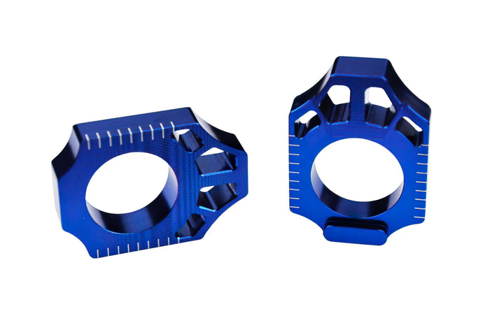 SC-12310845 Scar Tendicatena / blocchi asse alluminio SX / FC / MC blu, COD: SC-12310845