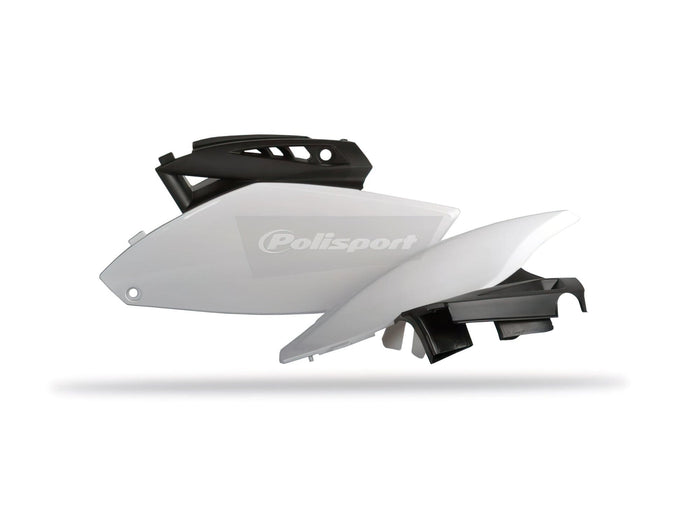 POL-PS117NW06 Carene laterali Polisport YZF 250 10-13 nero / bianco, COD: POL-PS117NW06