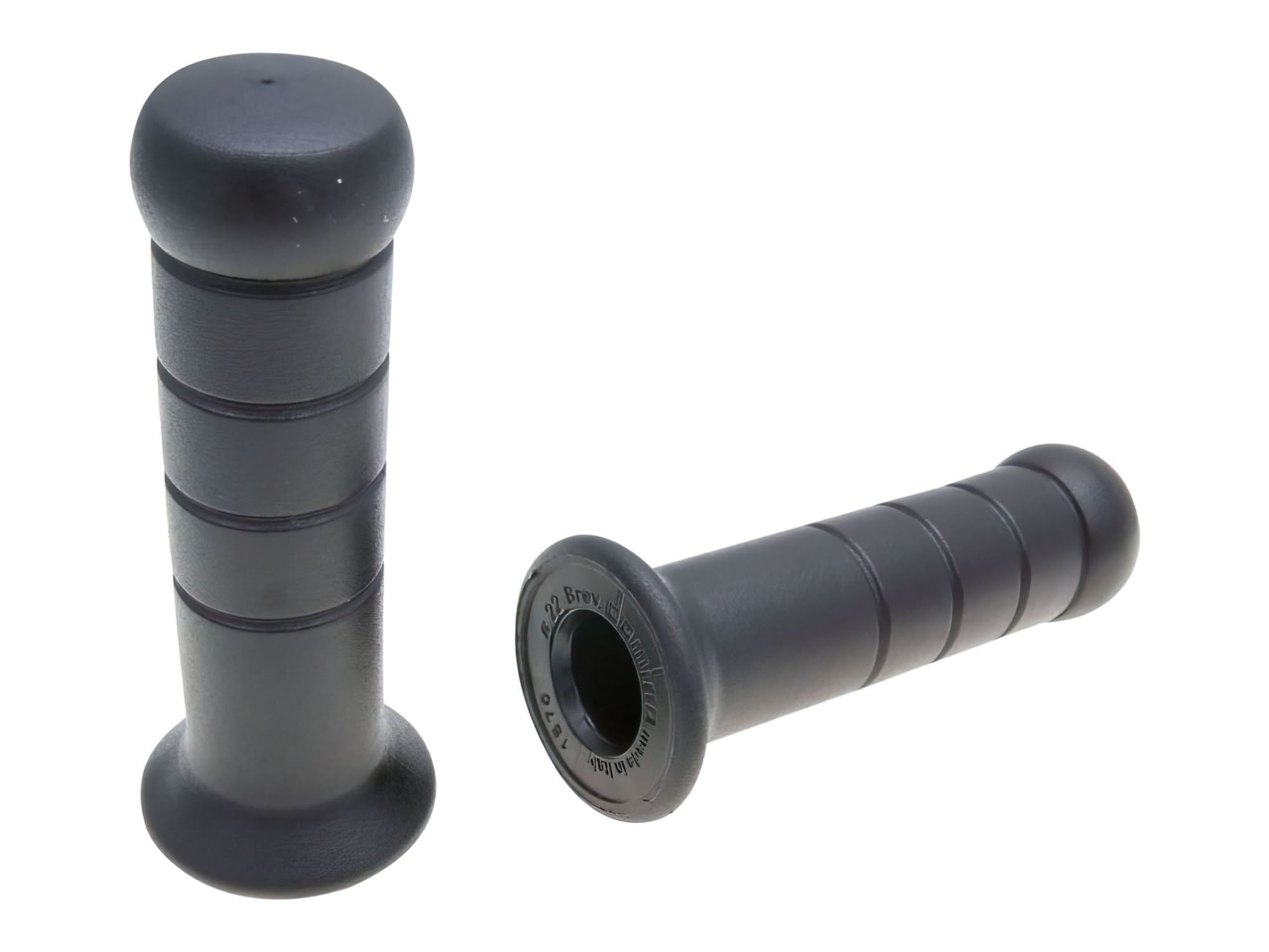 DOM37078RP Manopole Domino 2166 Scooter Piaggio Style nero 122mm, COD: DOM37078RP