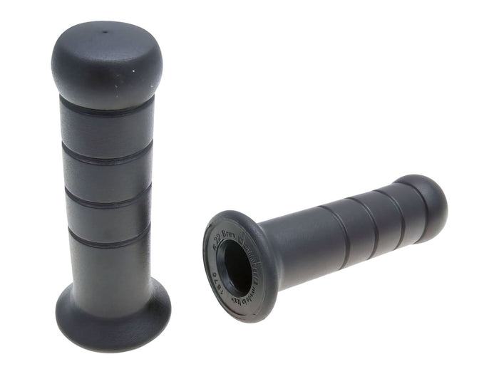 DOM37078RP Manopole Domino 2166 Scooter Piaggio Style nero 122mm, COD: DOM37078RP