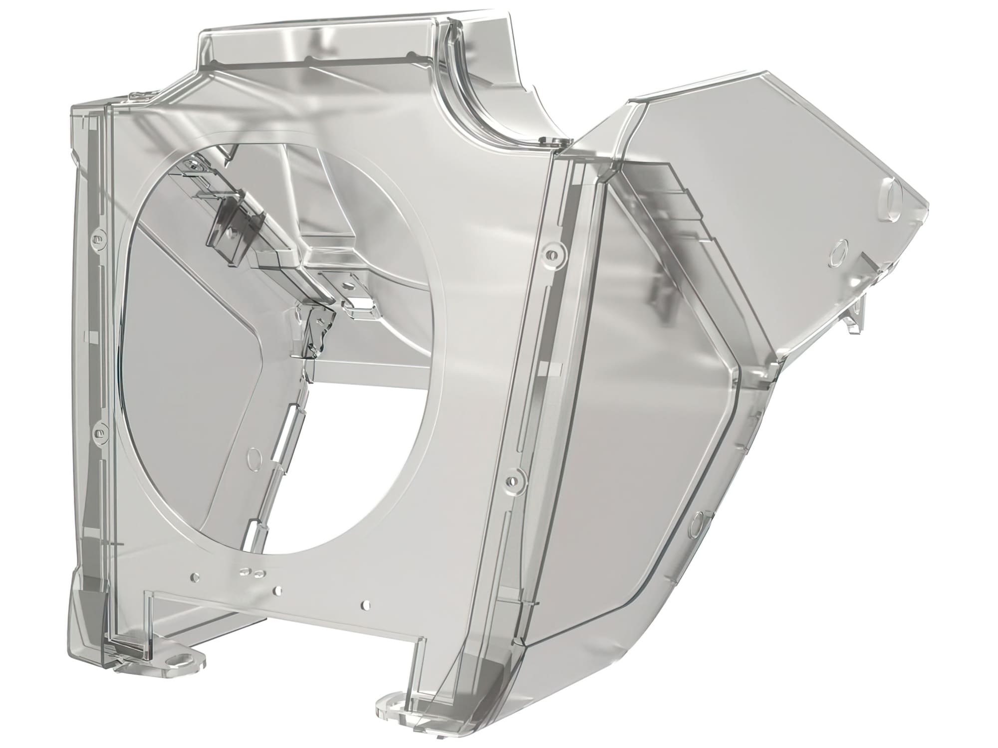 POL-8600600002 Air Box trasparente Polisport Yamaha YZ 125 / 250 (originale dopo 2015 / Restyle dopo 2002)