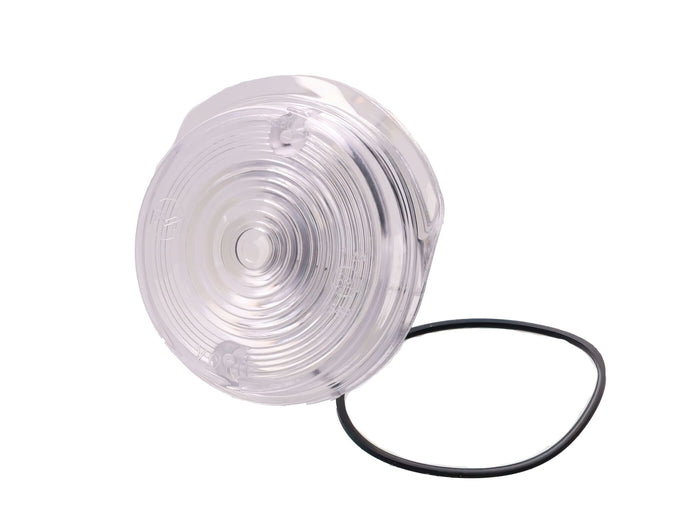 MOF-40723 Vetro freccia anteriore 80mm bianco Simson S50 / S51 / S70 / SR50 / SR80 / MZ TS 250 / ETZ 125 / ETZ 150 / ETZ 250 omologato CE, COD: MOF-40723