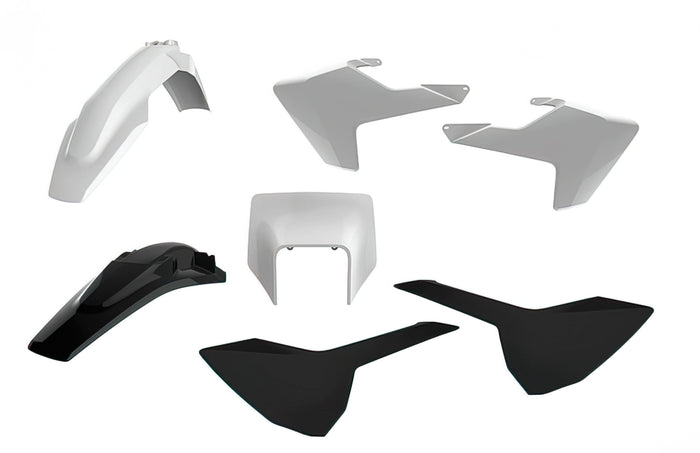 POL-90896 Kit Carena Polisport Enduro bianco / nero Husqvarna FE / TE