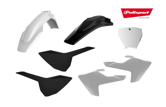 POL-90828 Kit Carena Polisport bianco / nero Husqvarna TC / FC, COD: POL-90828