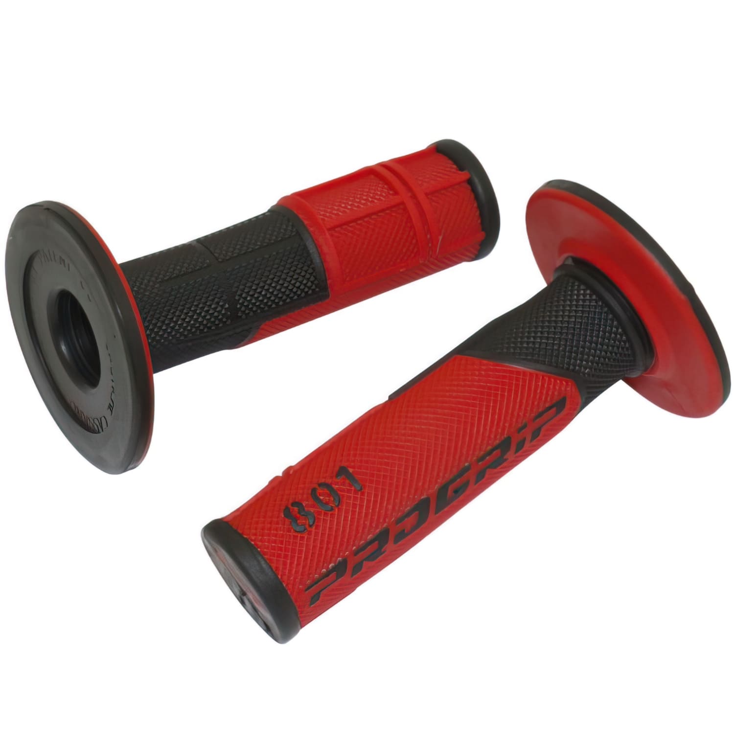 PG801-12123 Manopole ProGrip 801 dual density nero/rosso, COD: PG801-12123